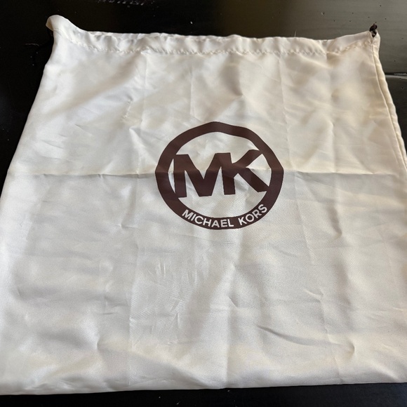 Michael Kors Lock Black/Gold Hardware Leather Satchel Shoulder Bag - Picture 11 of 11